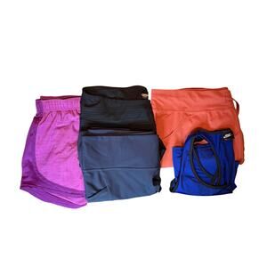 Womens XL Activewear Bundle Nike Dri Fit Shorts Tank Old Navy Leggings Lot 5